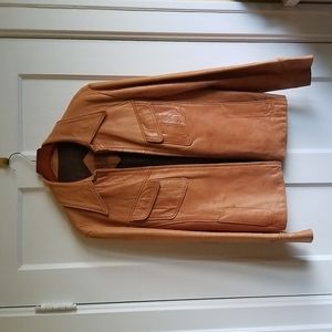 Vintage leather jacket from the 70's. Made is Spain. Real leather. Real cool.